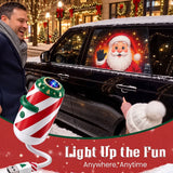 Light Up Your Car Window With Christmas Cheer